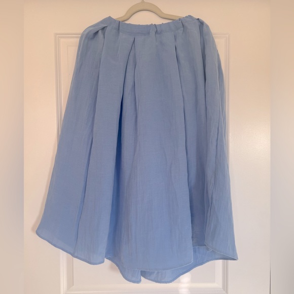 H&M Blue Flowy Midi Skirt - Picture 1 of 3